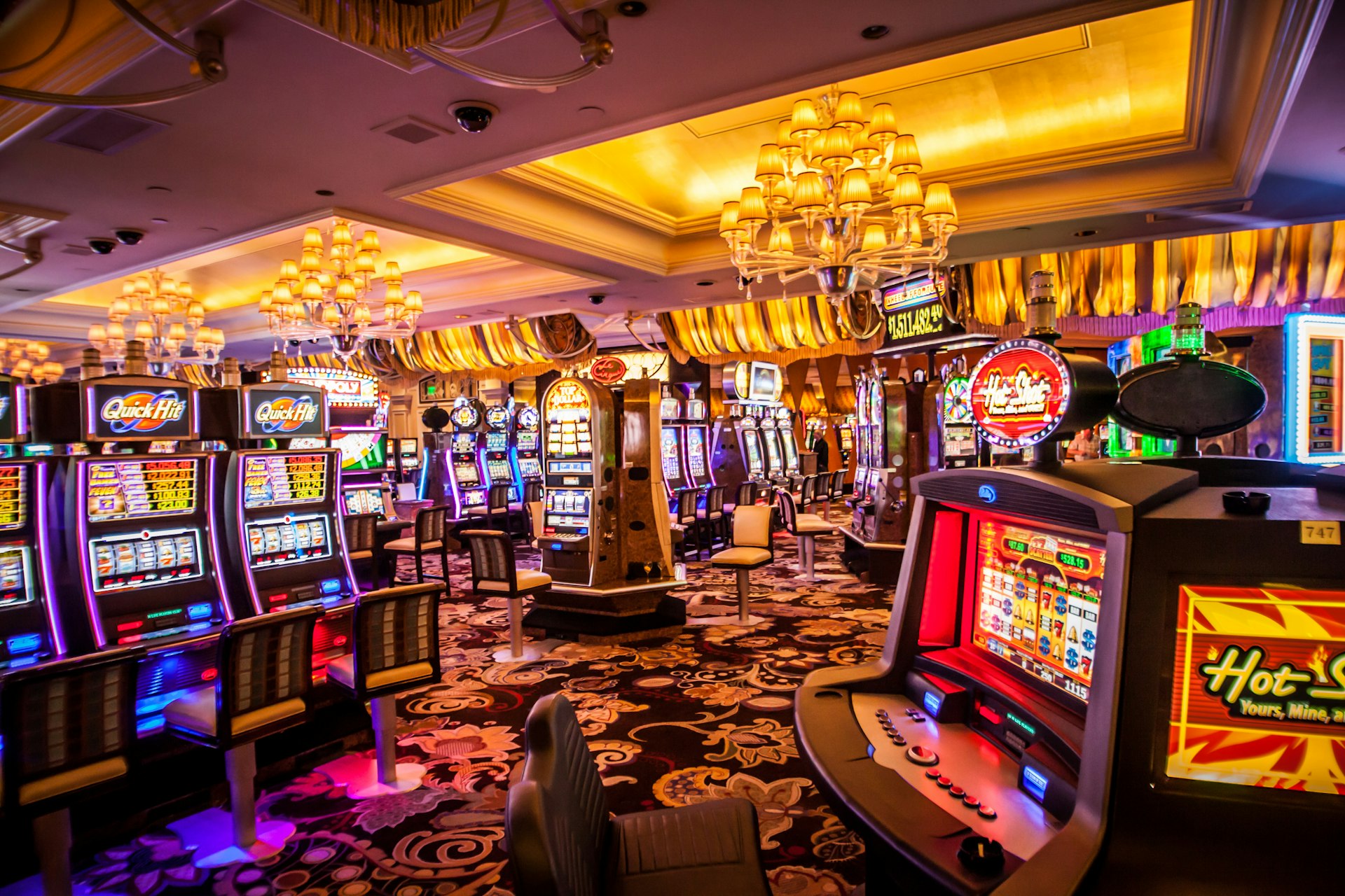 The casino hall at Wanaka Residences